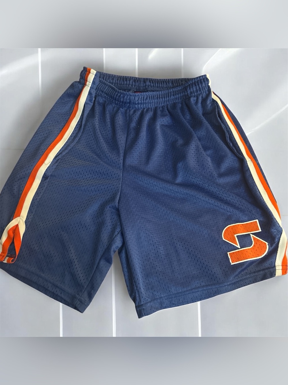 Vintage Syracuse Mesh Shorts with 90s logo SZ 2XL